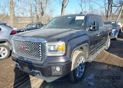 2015 GMC Sierra 1500 Denali из США, поврежденный, VIN 3GTU2WEC0FG387123